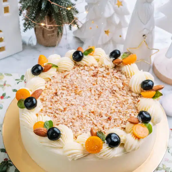 Torta de Zanahoria Navideña