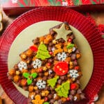 Brownie Árbol Navideño