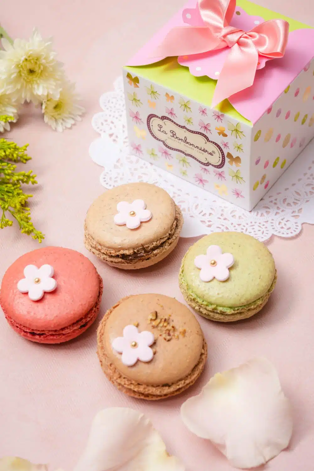Cajita de Regalo con Macarons - Imagen 1