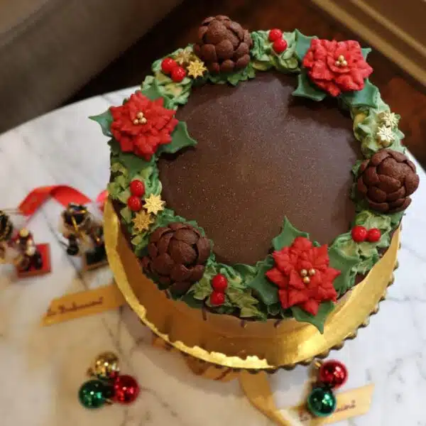 Torta Kinder Navideña