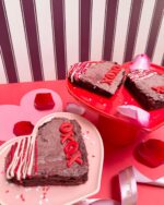Red Velvet Brownie Corazón